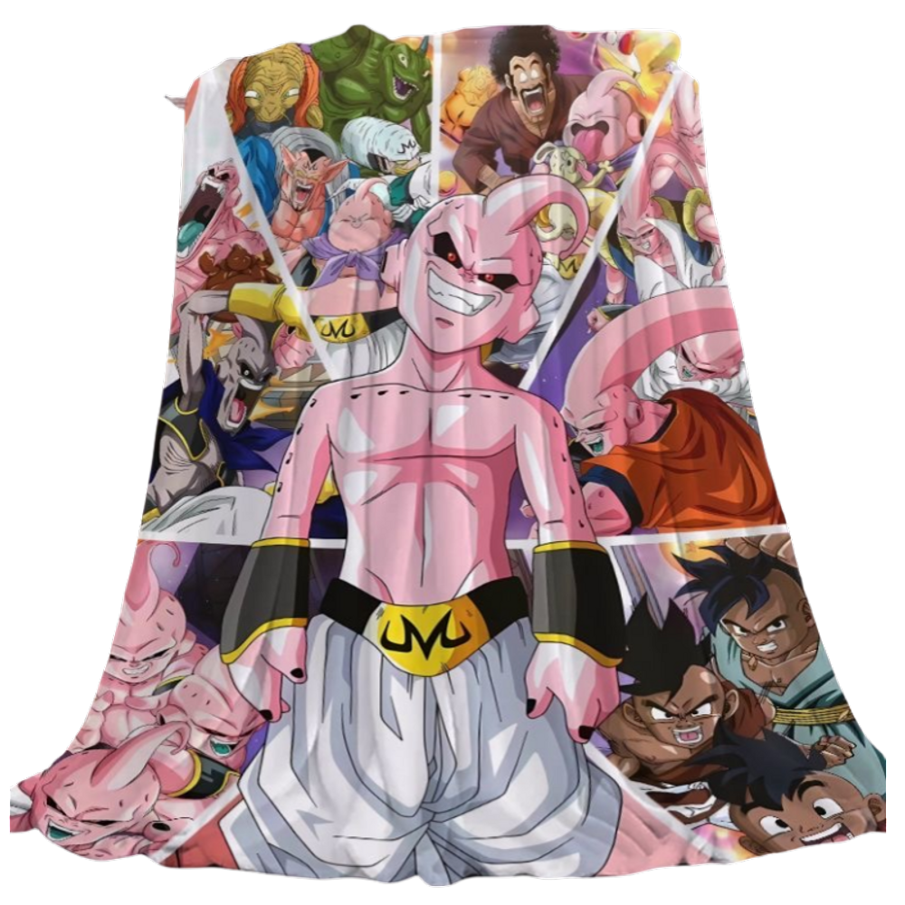 Cobertor SANMU Flannel Soft Dragon Ball Buu 300g