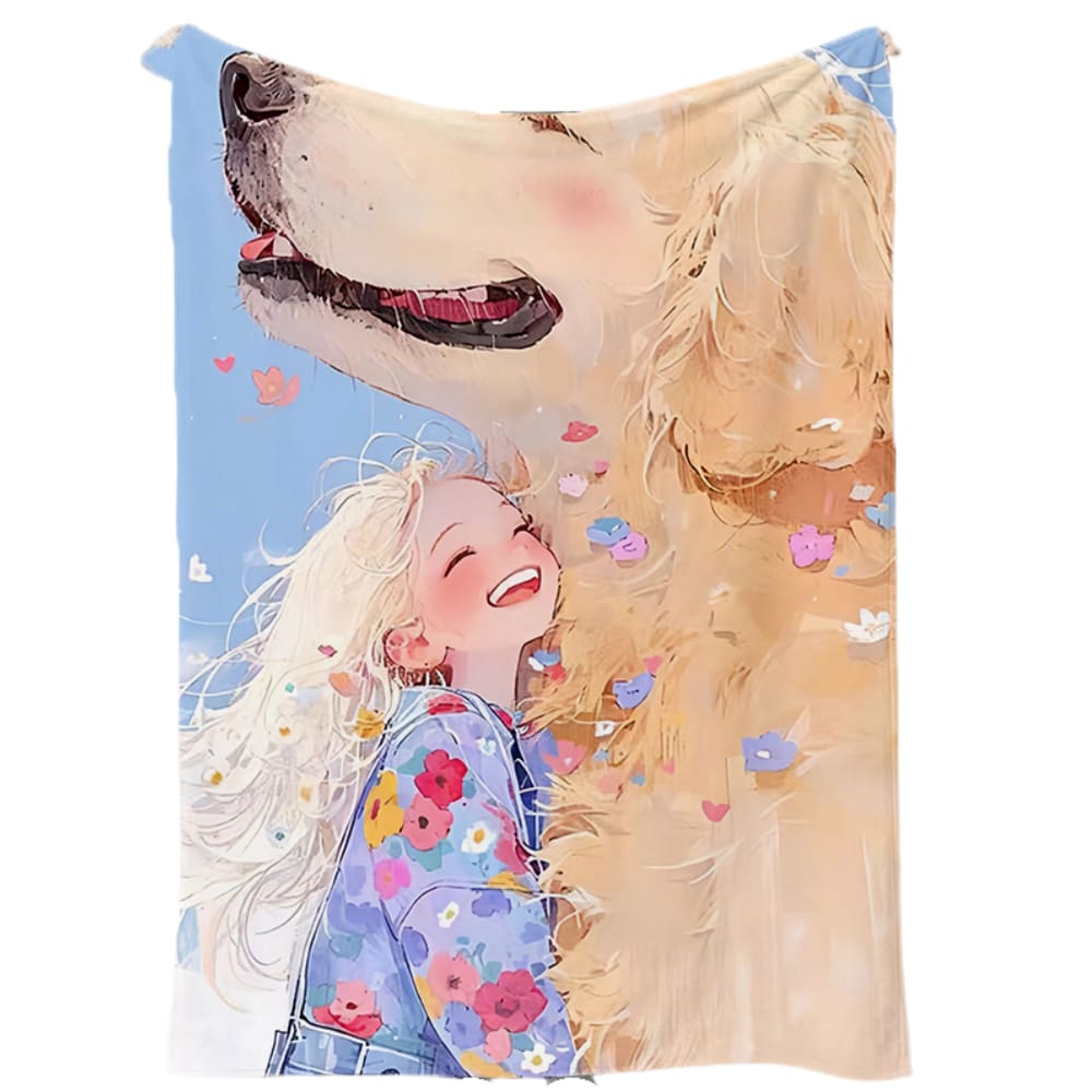 Cobertor SANMU Flannel Halloween Pattern para meninas com cachorro