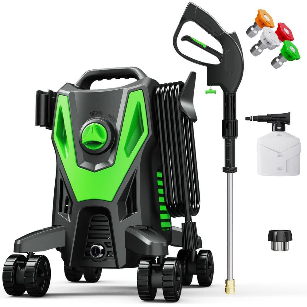 Lavadora de alta pressão elétrica APPVAVA 4800 PSI 3.0 GPM Verde