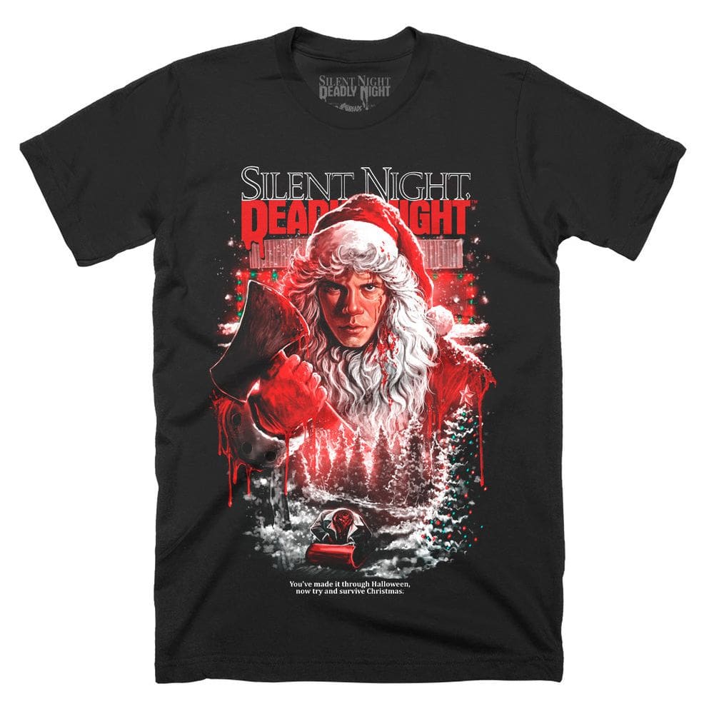 Camiseta ROCKINSTONE Silent Night Deadly Night Santa`s Slay