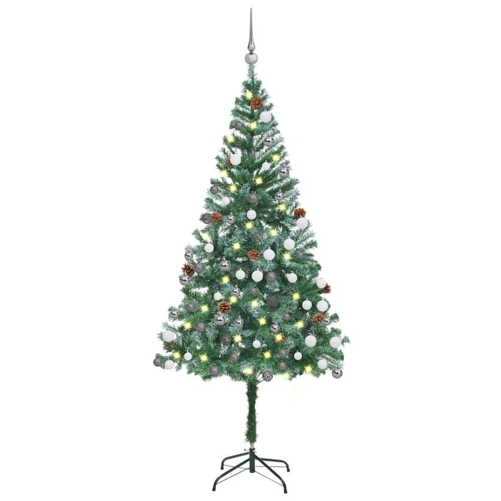 Árvore de Natal vidaXL Realistic Artificial Pré-iluminada 1,8 m