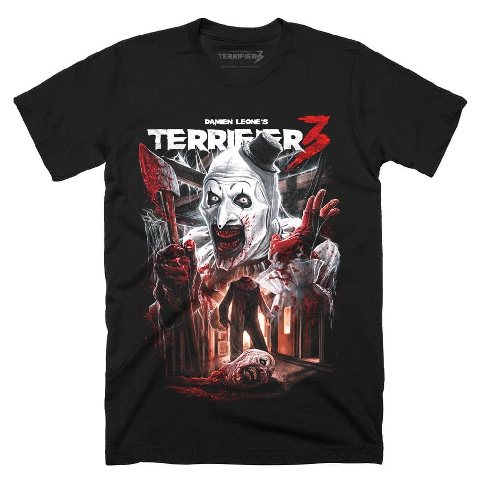 Camiseta ROCKINSTONE Terrifier 3 Heads Will Roll Halloween 2025