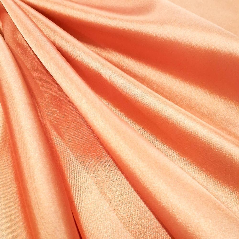 Tecido Cetim De Seda Charmeuse - Cores Lisas - Rolo 3 Metros