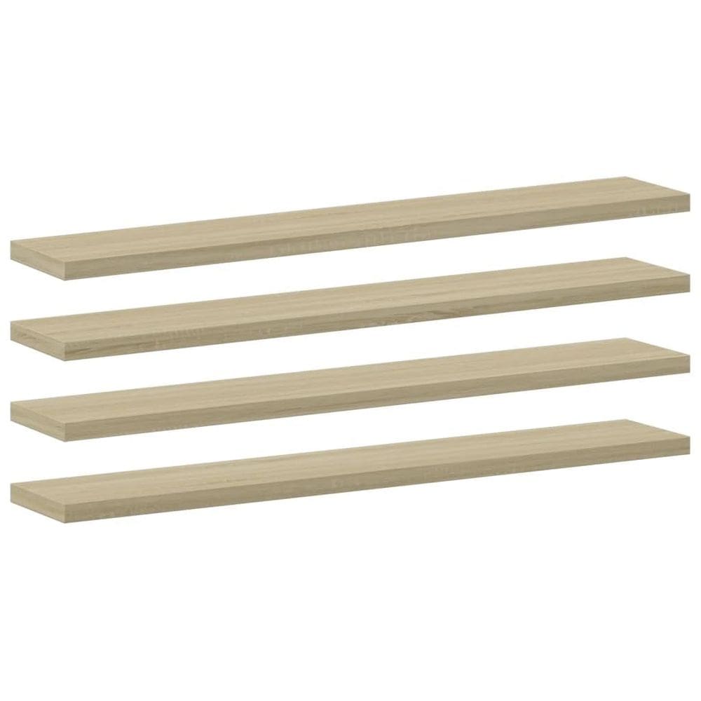 Estante de livros vidaXL Modern Sonoma Oak, conjunto de 8 peças, madeira projetada