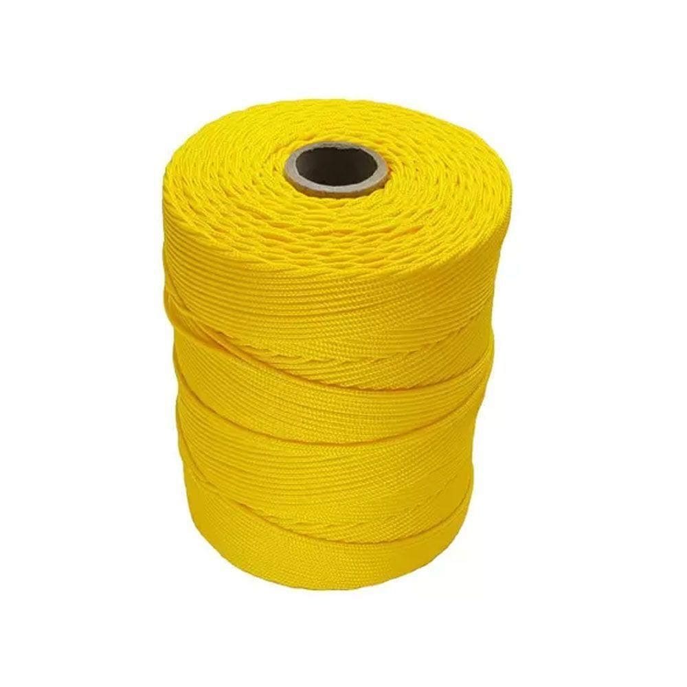 Corda Trançada De Polipropileno 1kg +- 470m 2mm Cor Branco