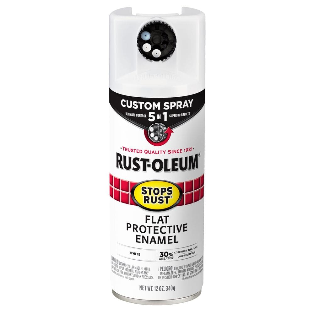 Tinta spray Rust-Oleum 376856 Flat White 340g 5 em 1