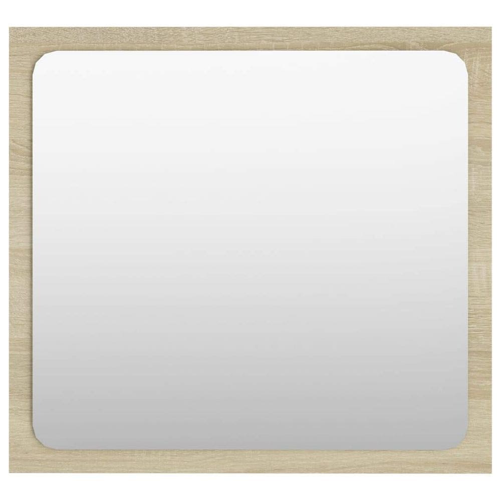 Espelho de banheiro vidaXL Engineered Wood Sonoma Oak Finish