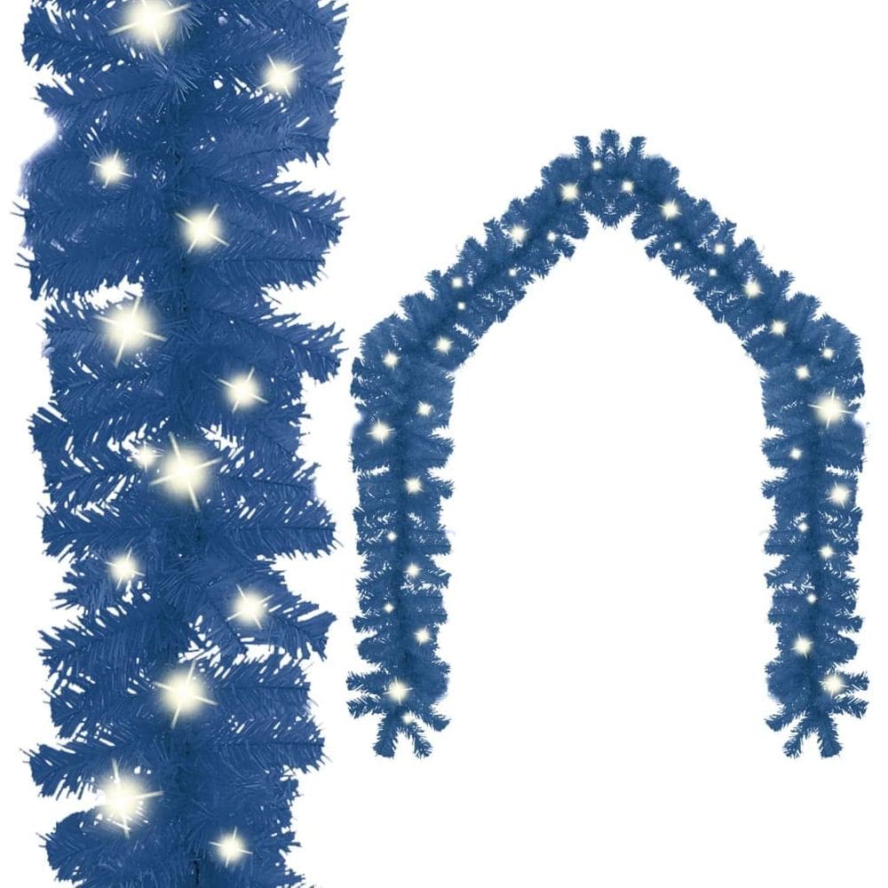Guirlanda de Natal vidaXL Blue 20m com 300 luzes LED em PVC