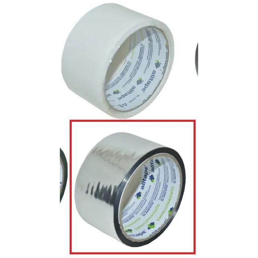 Fita Grossa Adesiva Durex 48Mm X 40M Prata Altape C/5
