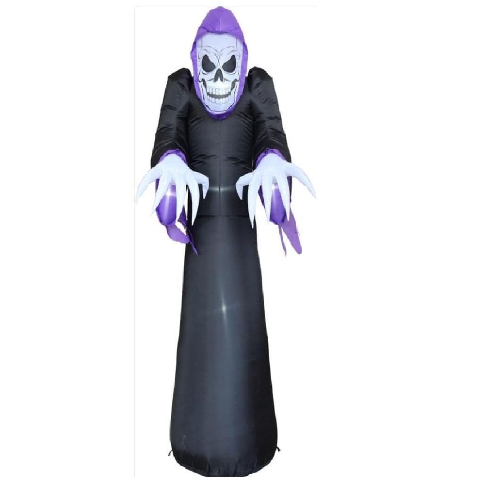 Celebrations Fantasma Calavera Inflable con Luces de 366 cm