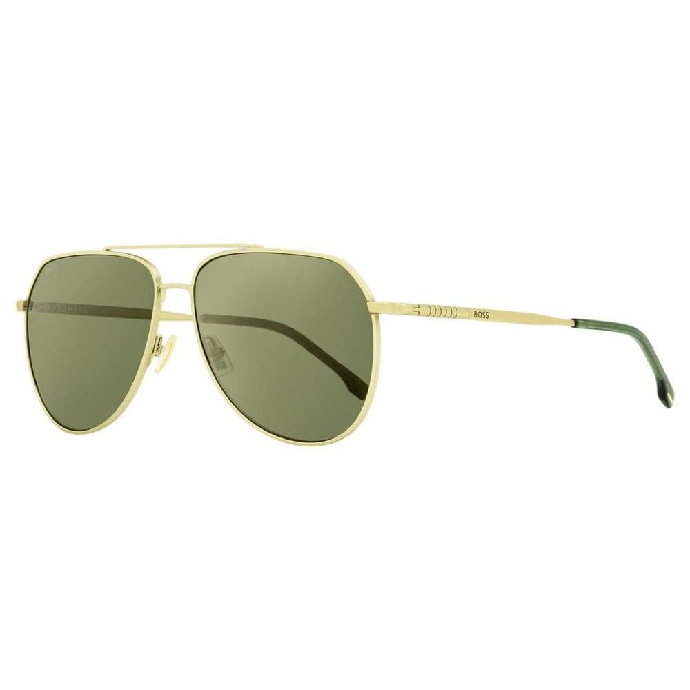 Óculos de sol Hugo Boss Pilot B1447S dourado/verde para homens
