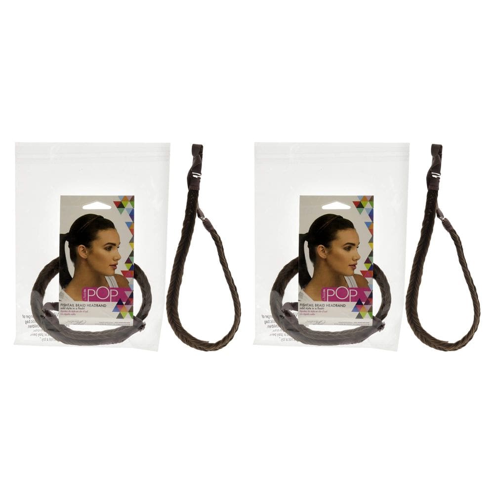 Bandana HairDo Pop Fishtail Braid R10 Chestnut (pacote com 2)