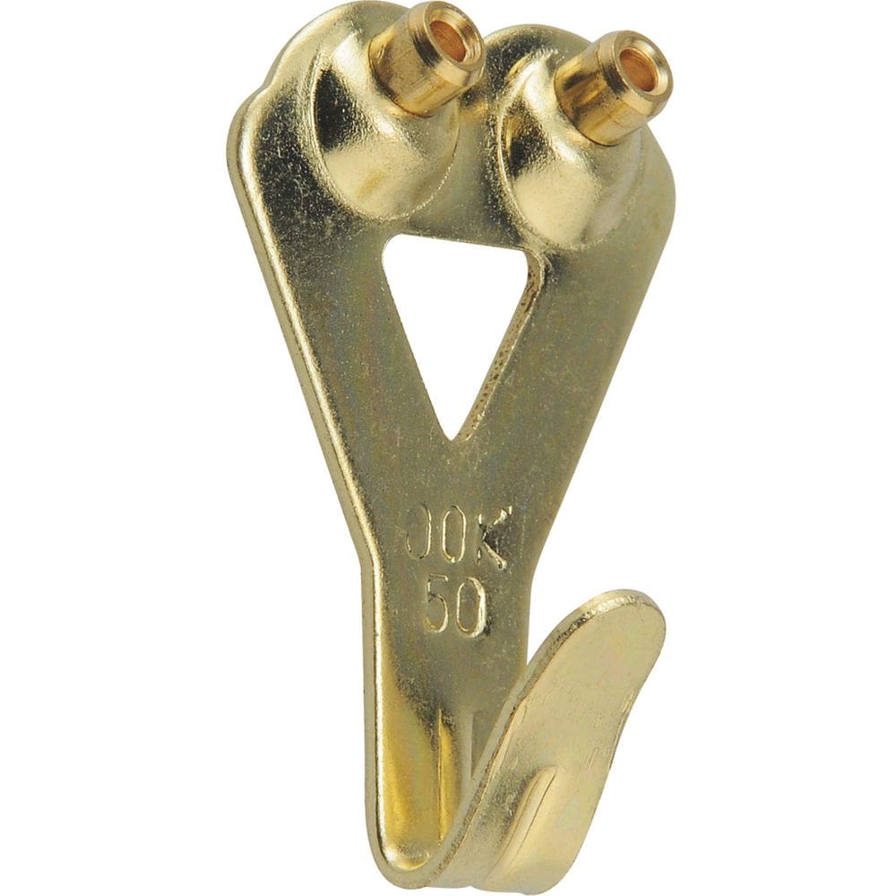 Cabides para fotos OOK 50674 em latão, reutilizáveis, 50 libras, conjunto de 10