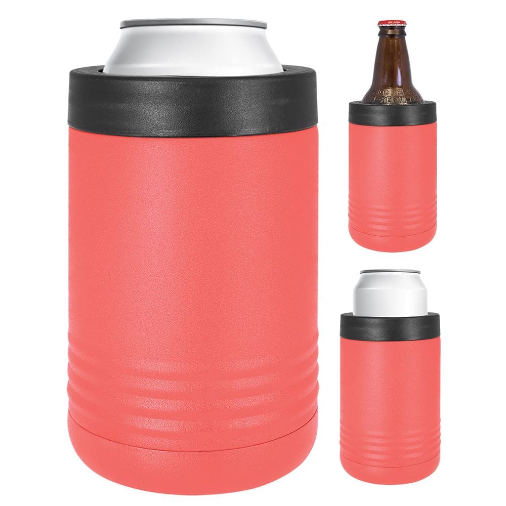 Suporte para bebidas EZ CUSTOM GIFT em aço inoxidável 350mL Coral