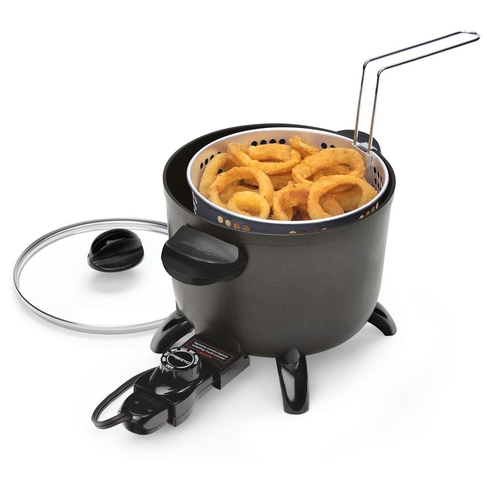 Chaleira de cozinha Presto com vários fogões/vaporizadores 06006 preta