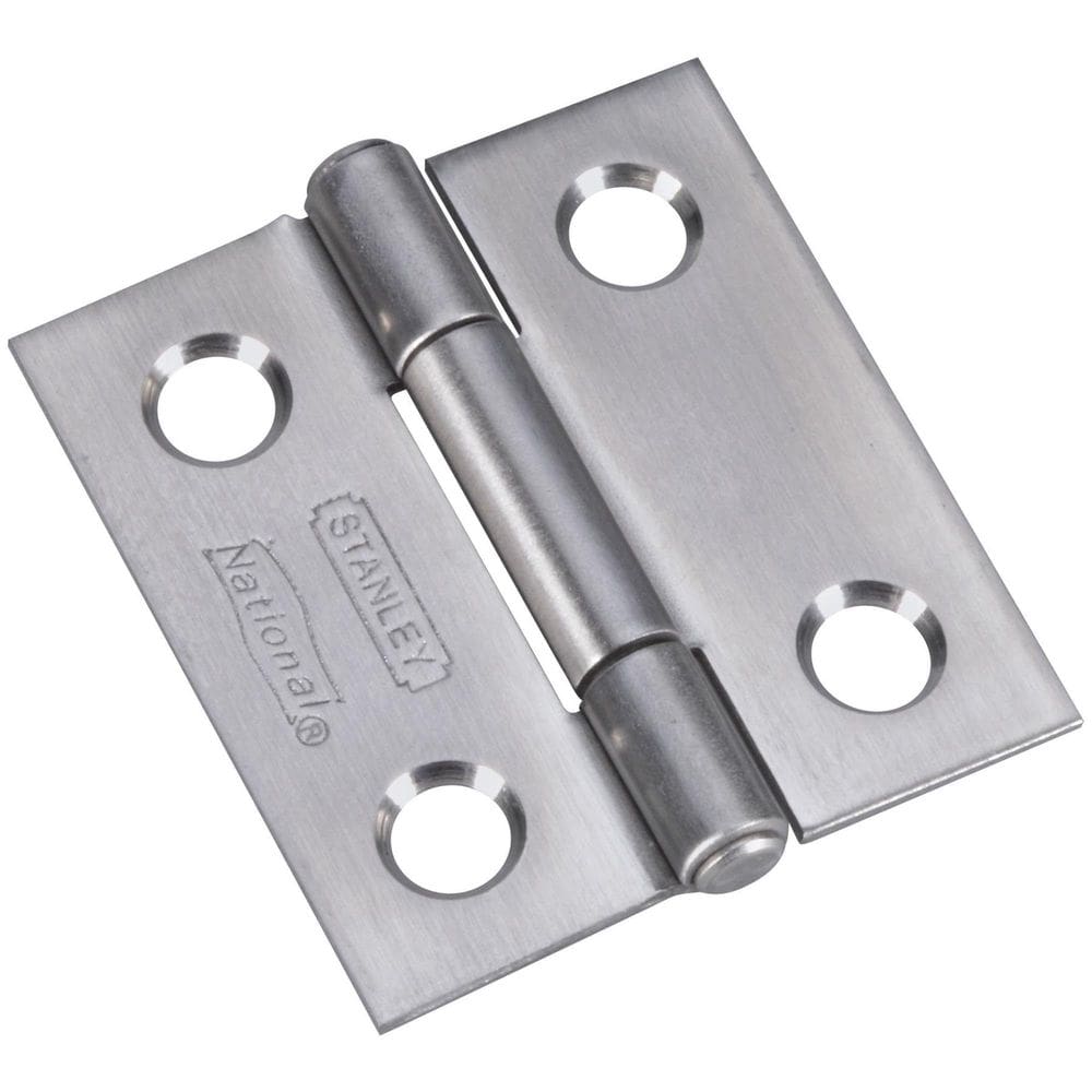 Dobradiça National Hardware N348-979 de aço inoxidável com pino apertado de 3,8 cm