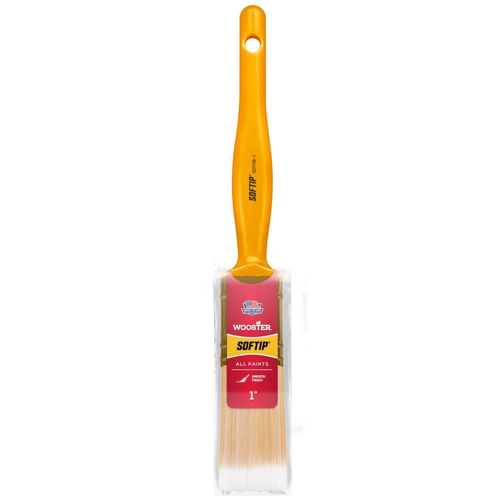 Pincel Wooster Q3108-1 Softip de 1 polegada de nylon branco