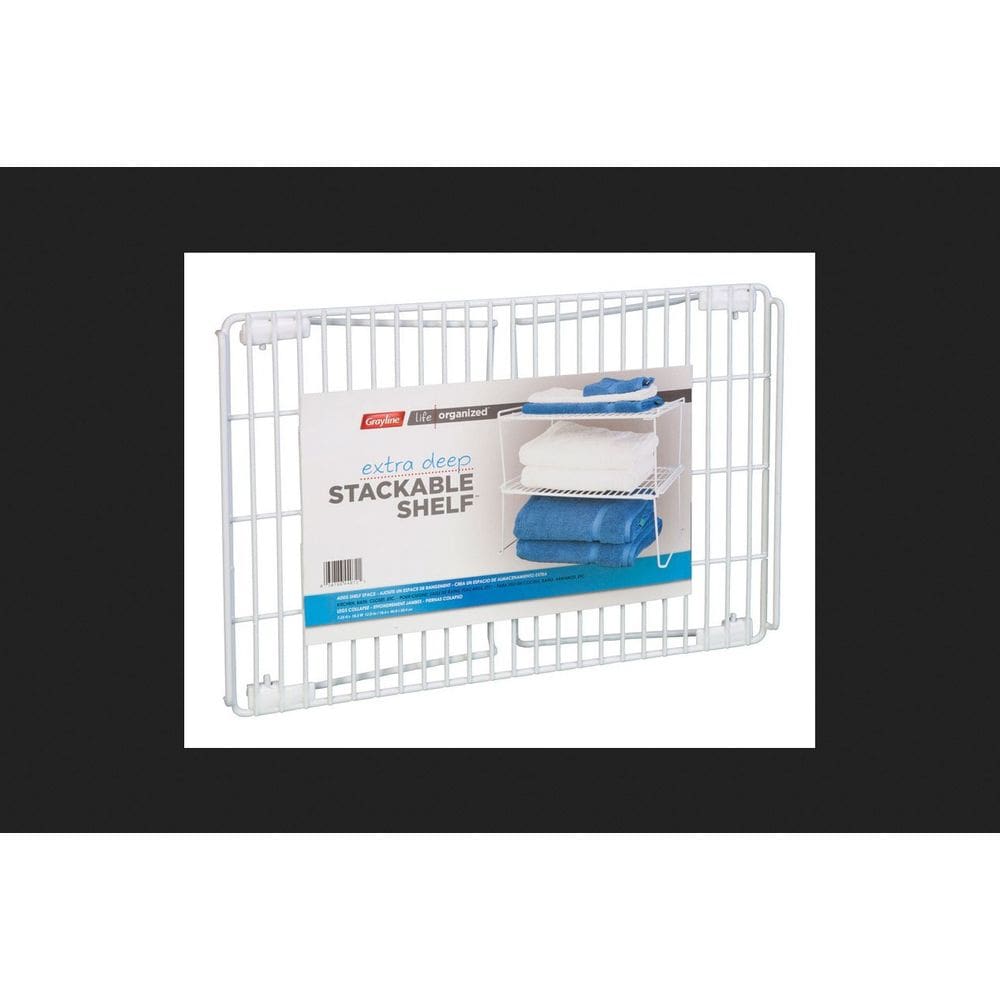 Prateleira empilhável dobrável extra profunda Caddy Grayline 44072