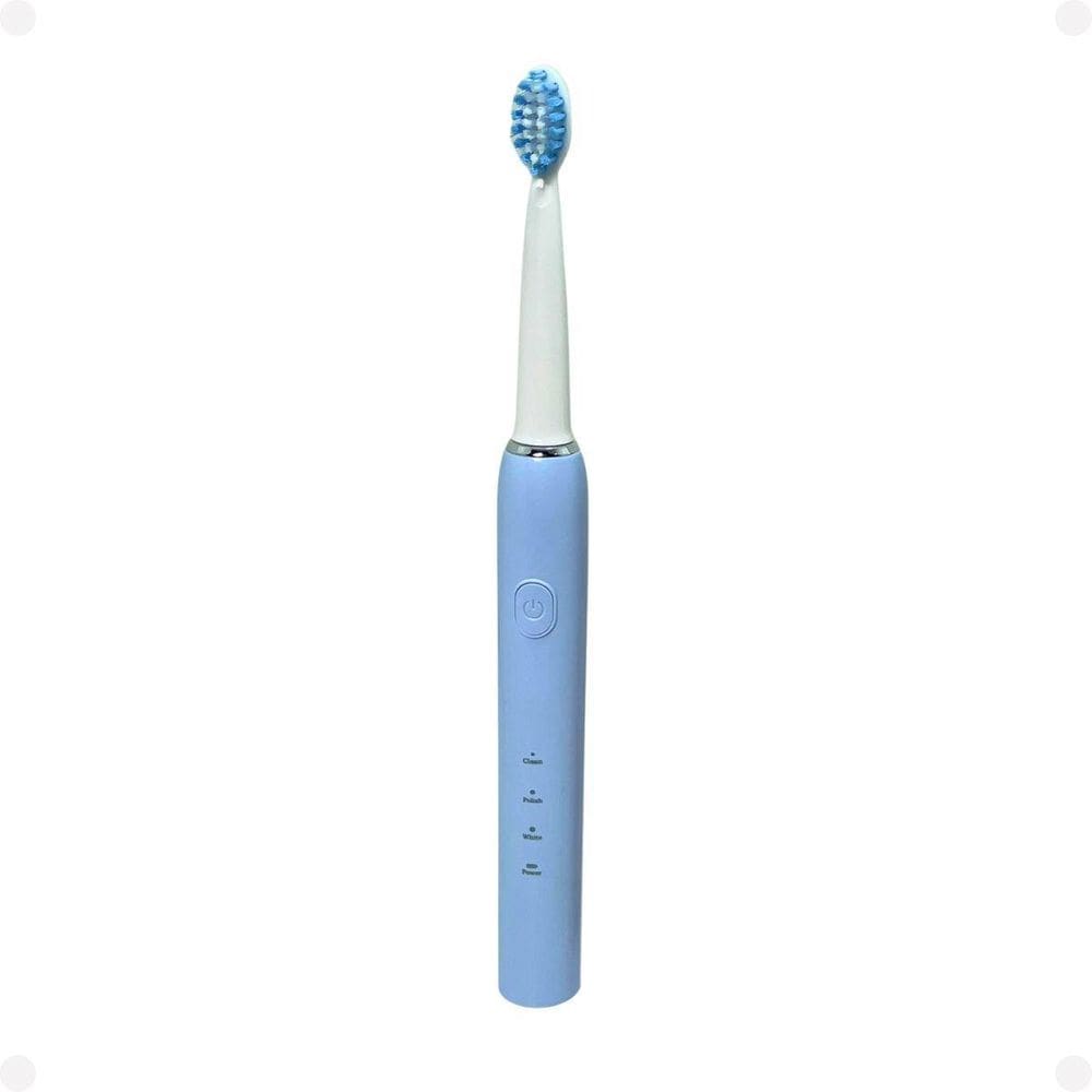 Escova De Dente Elétrica Resistente Com Carregador Azul