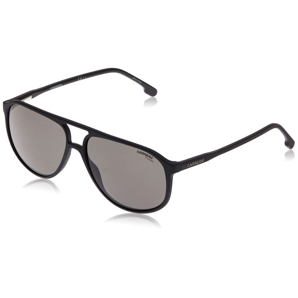 Óculos de sol Carrera Carrera 257/S para homens, preto/cinza polarizado