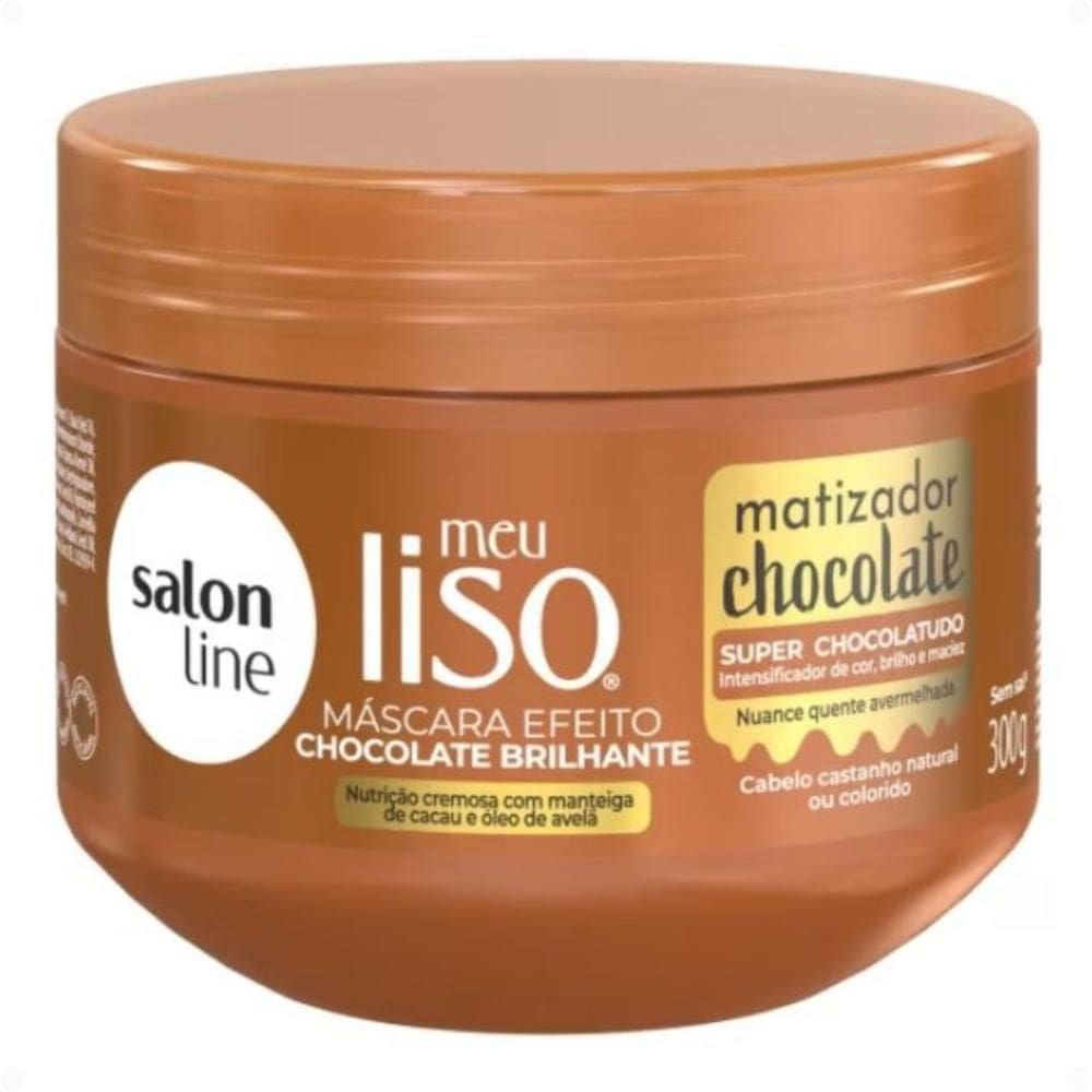 Máscara Matizadora Salon Line Meu Liso Chocolate 300g