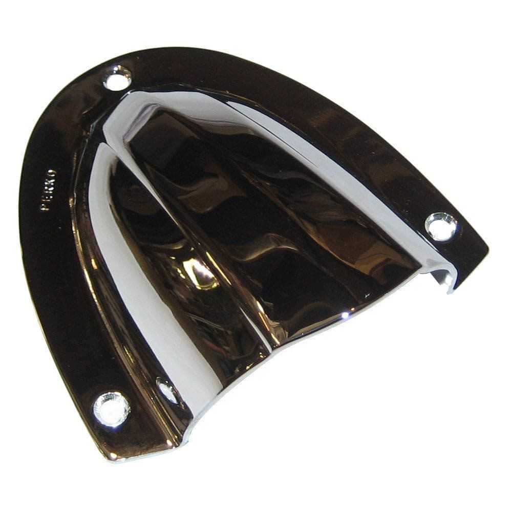 Ventilador Clam Shell Perko em latão cromado 10 x 9,5 cm