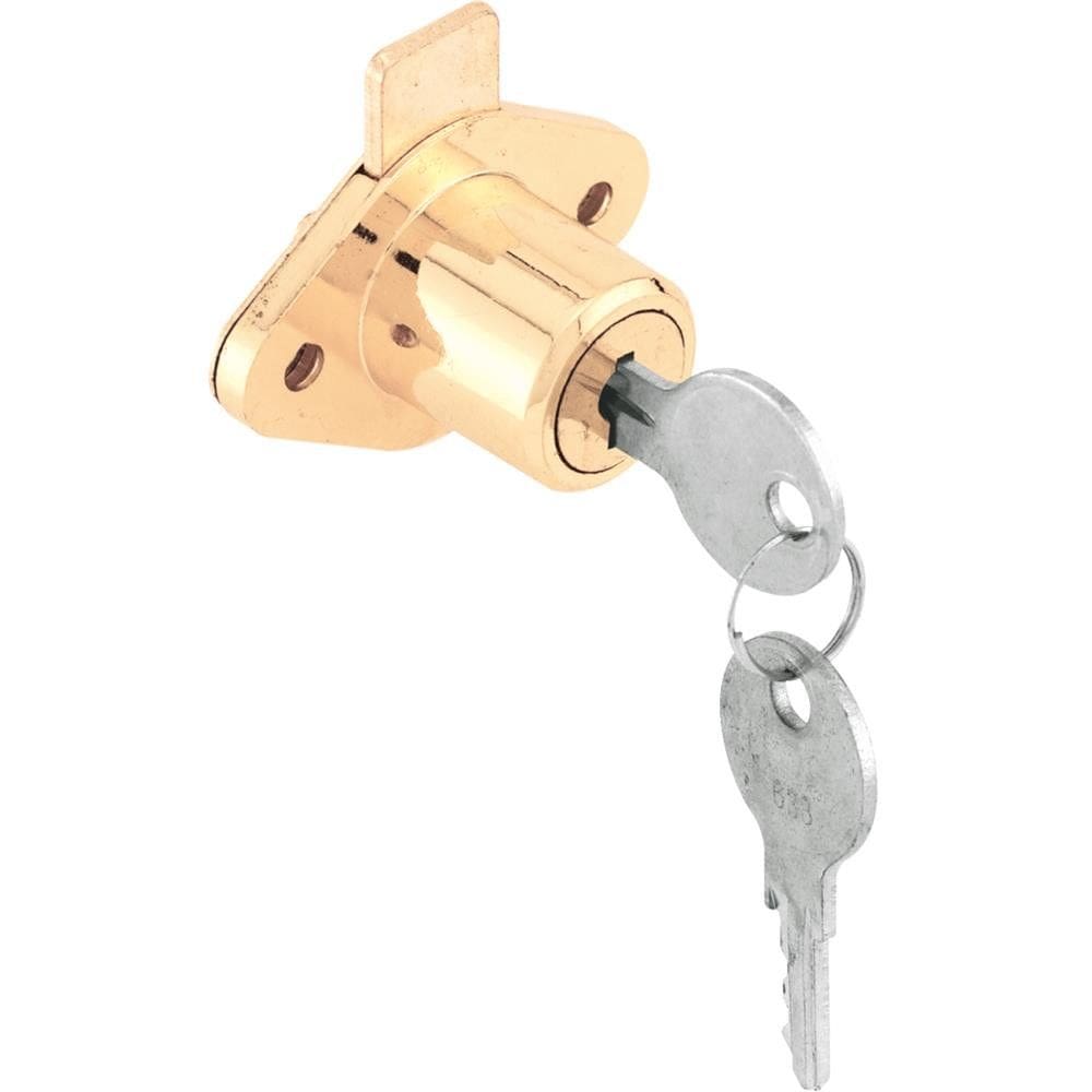 Armário de gavetas Lock Spectrum Brands 7/8” banhado a latão