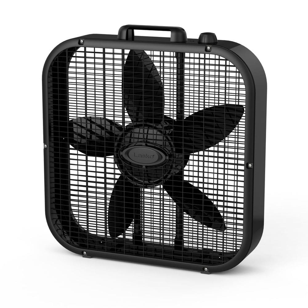 Ventilador Box Lasko B20401 20” Preto de 3 Velocidades