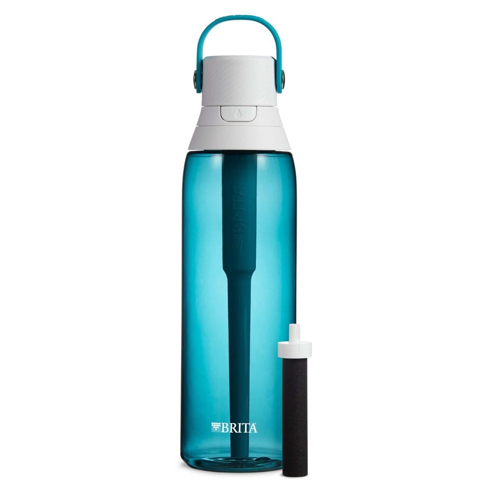 Garrafa de água Brita Hard-Sided Plastic Premium 770mL Sea Glass
