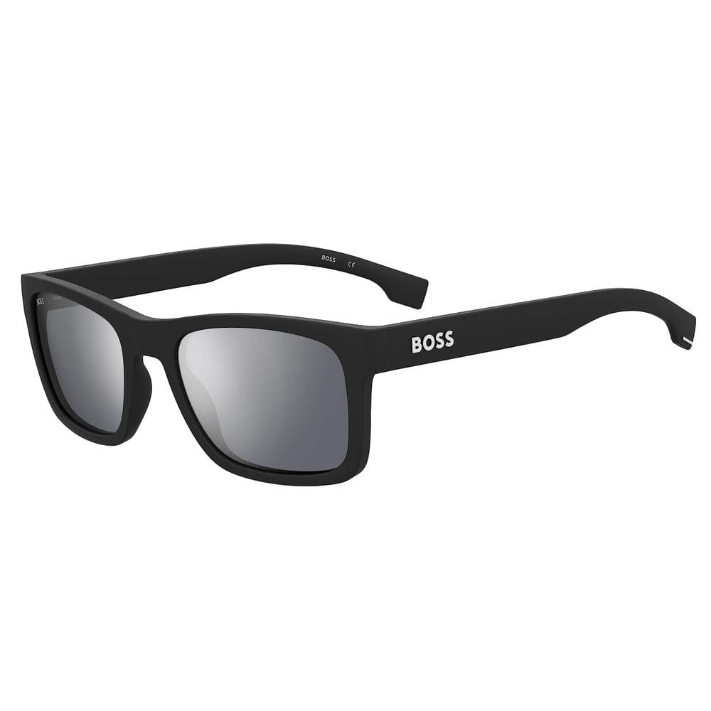 Óculos de sol Hugo Boss BOSS 1569/S para homens preto/prata