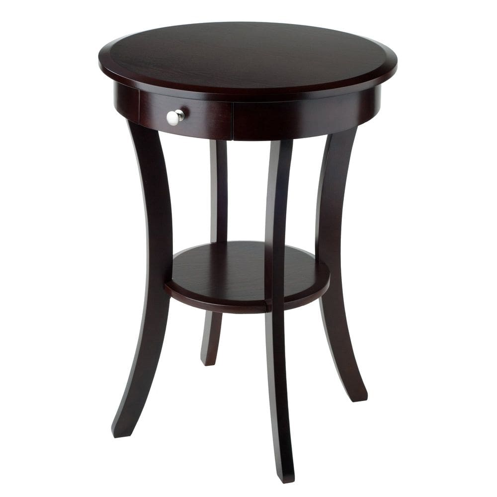 Mesa Accent Winsome Wood Sasha Cappuccino 50x50x70cm