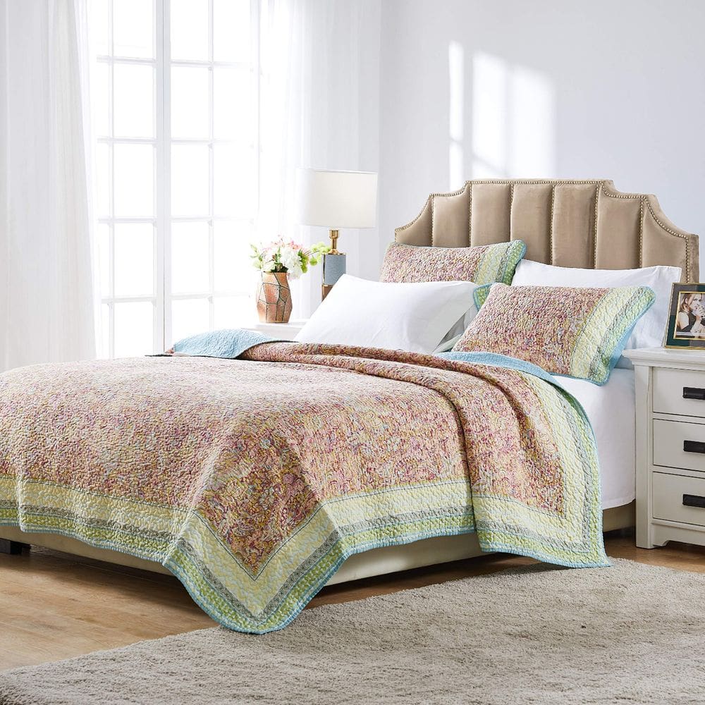 Conjunto de edredões Greenland Home Fashions Palisades de 3 peças Full/Queen