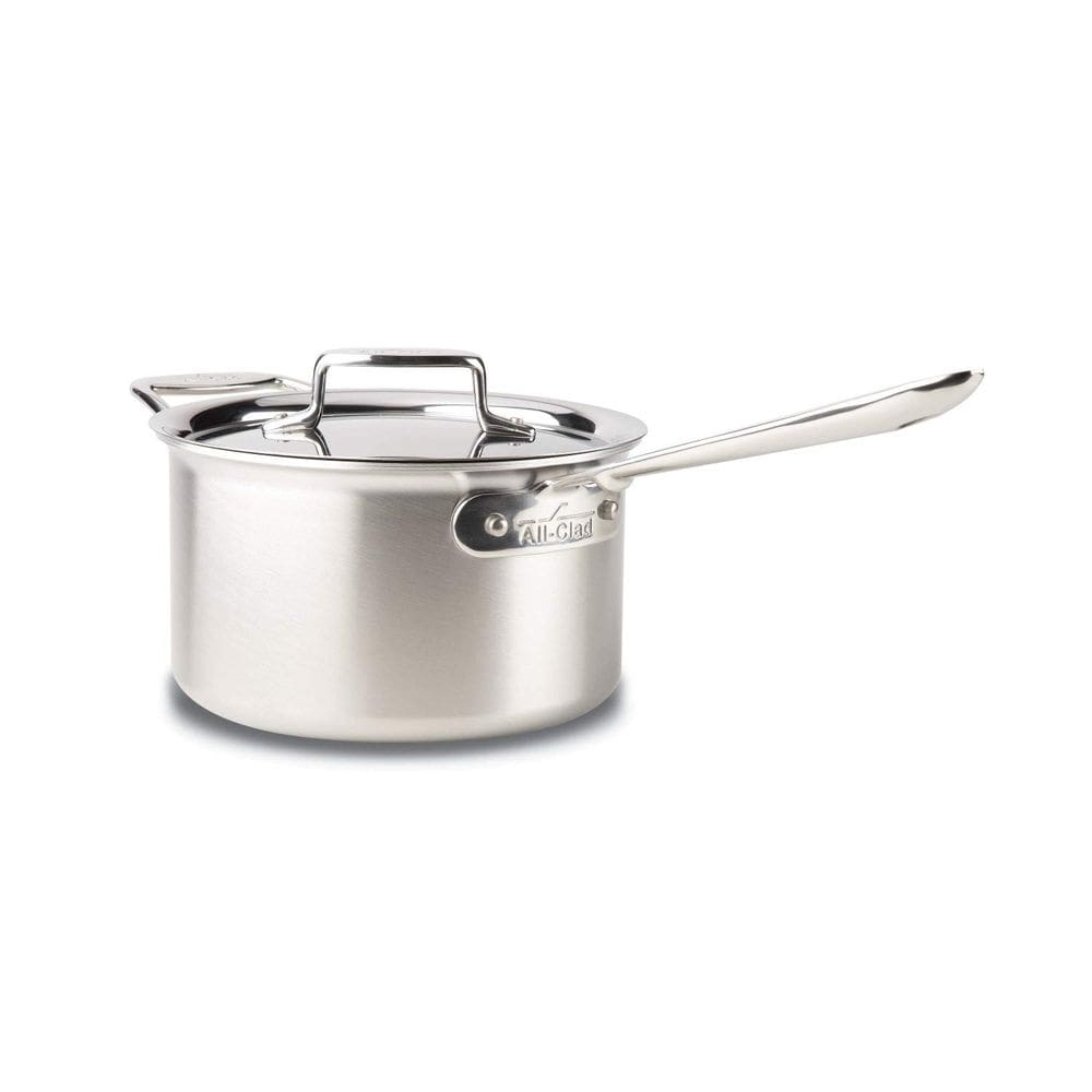 Panela de molho All-Clad D5 de 5 camadas de aço inoxidável 4L de indução