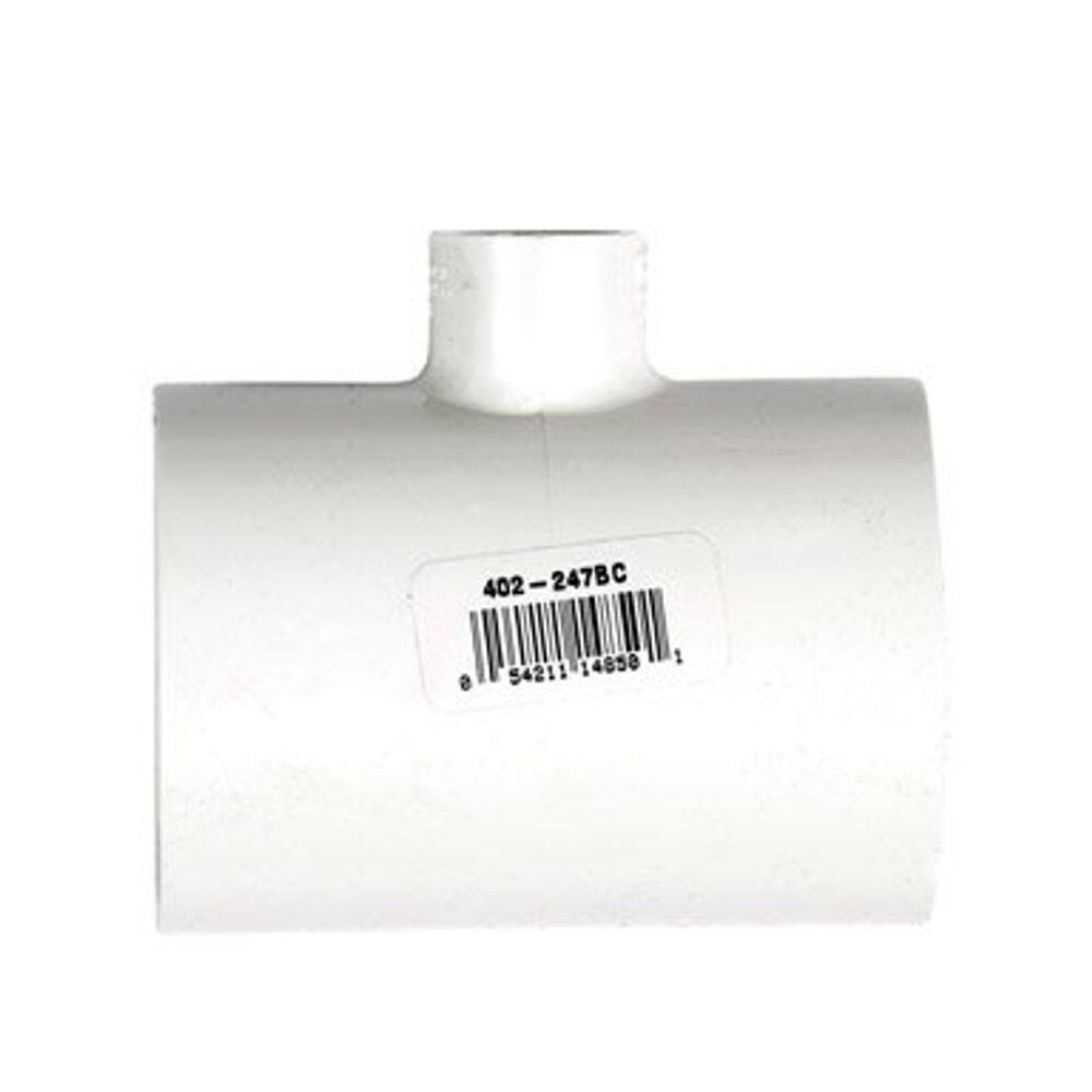 Camiseta redutora de PVC Charlotte Pipe 2x2x1,3 cm Schedule 40