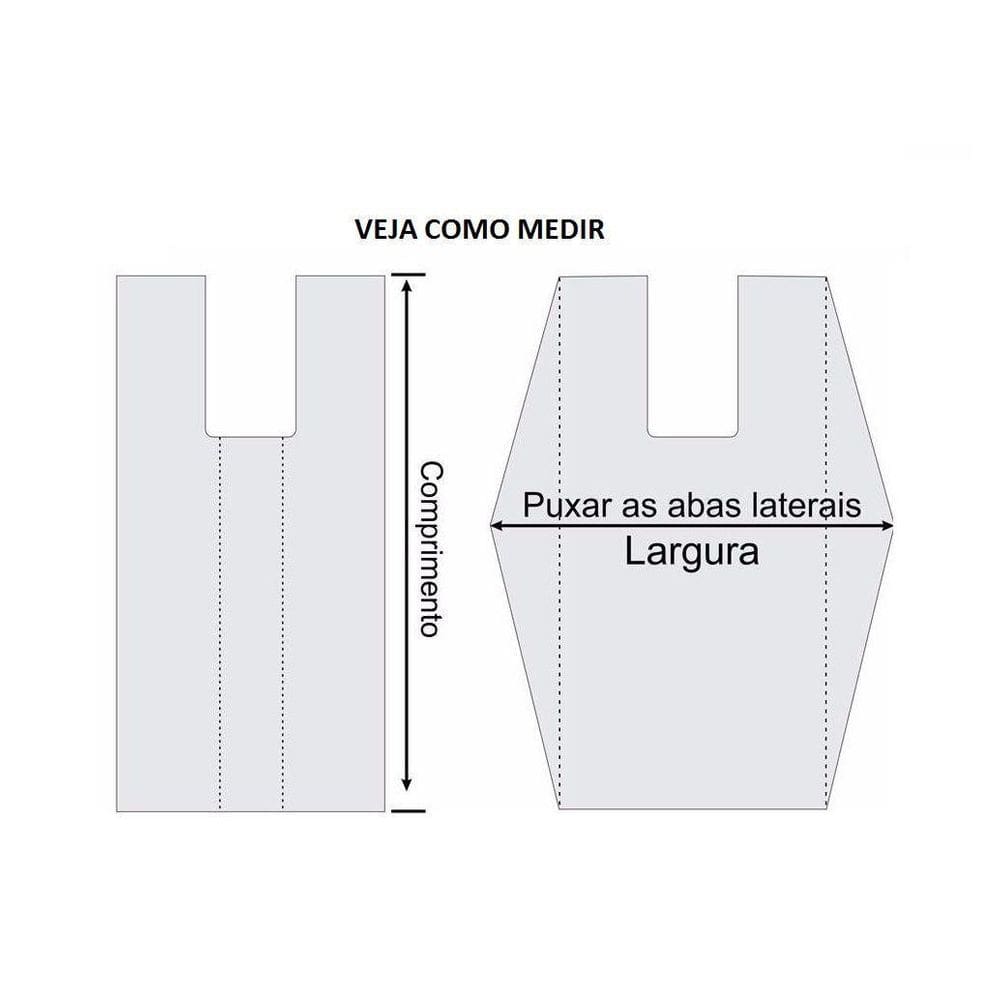 Kit Sacola Biodegradável - Mil 38X50 + Mil 50X60 + 500 60X75