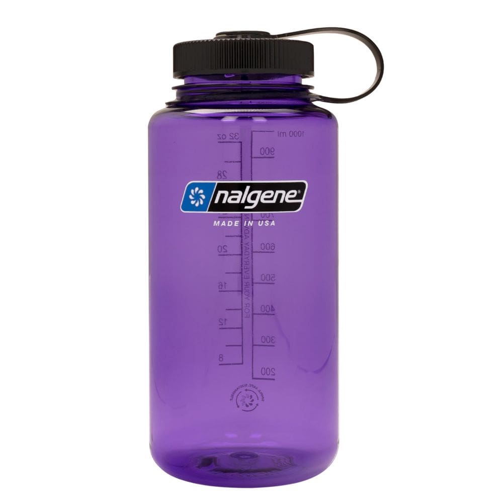 Garrafa de água Nalgene Sustain Tritan sem BPA 946 ml roxa