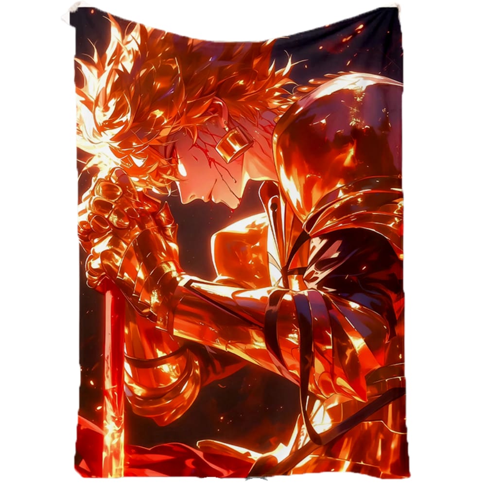 Cobertor SANMU Flannel Halloween Fate Stay Night Gilgamesh