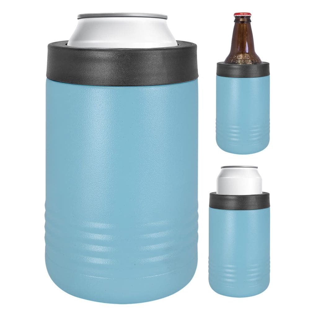 Suporte para bebidas EZ CUSTOM GIFT em aço inoxidável 350ml azul claro
