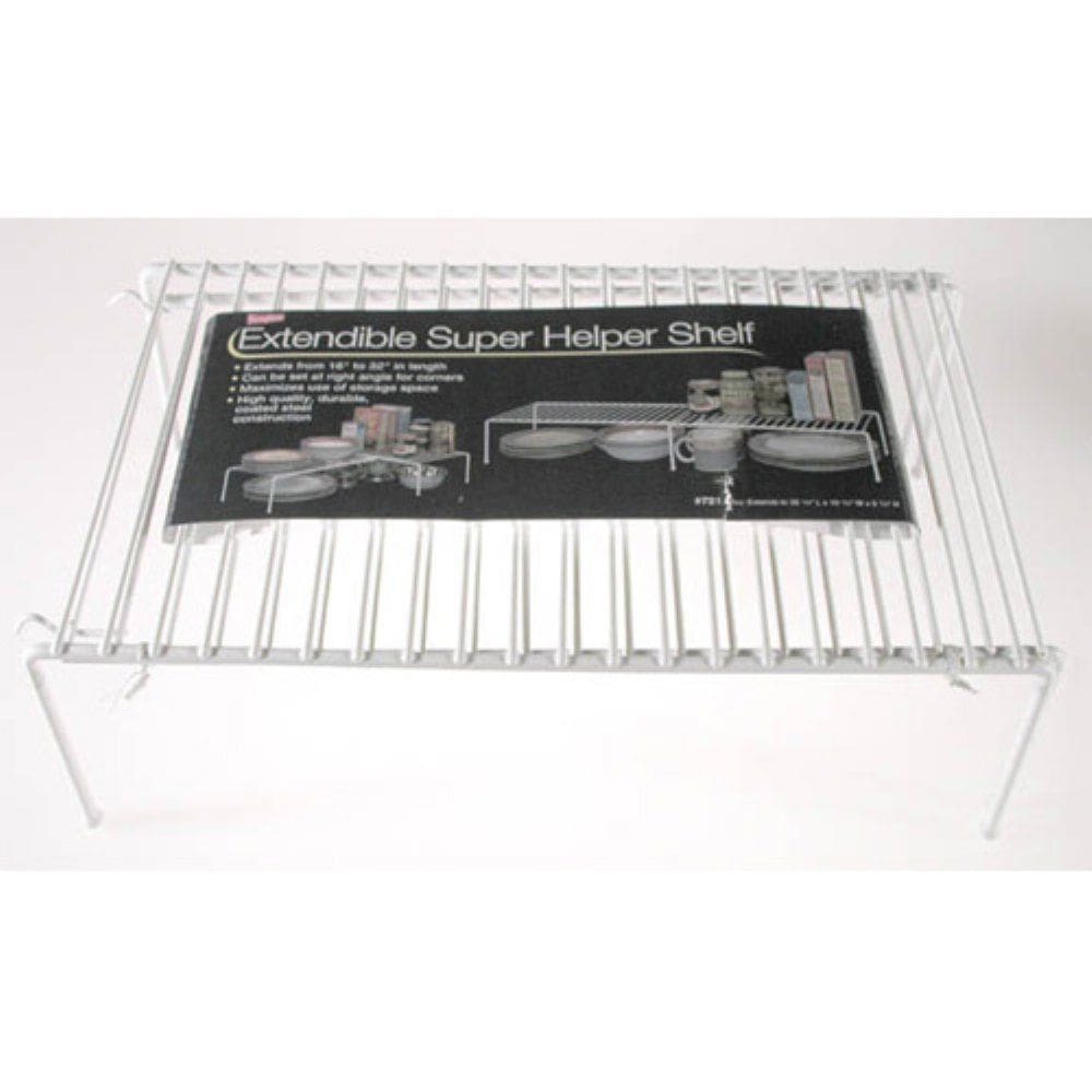 Prateleira Grayline 40721 Extensível Branca Grande 82x26x13cm