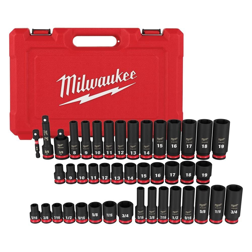Conjunto de soquetes Milwaukee MET e SAE IMP 3/8IN 49-66-7009