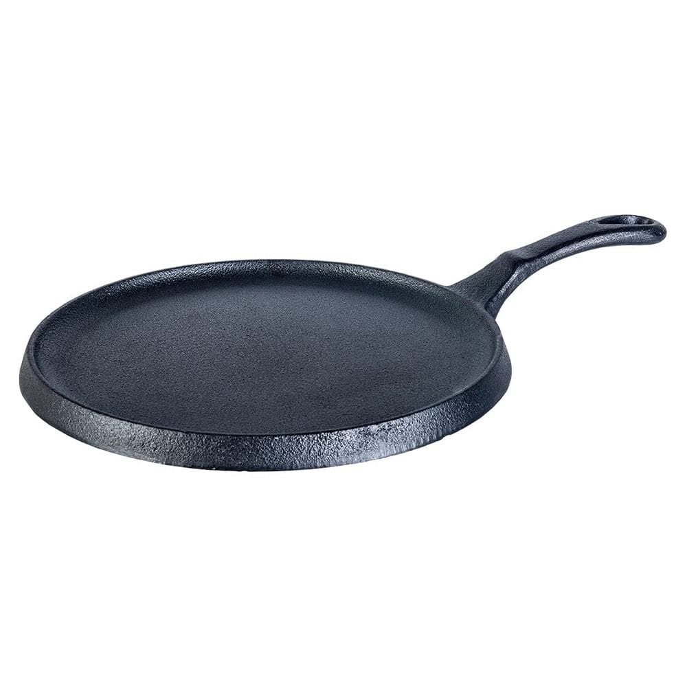 Panela Dosa Tawa Wonderchef Forza em ferro fundido de 25 cm pré-temperada