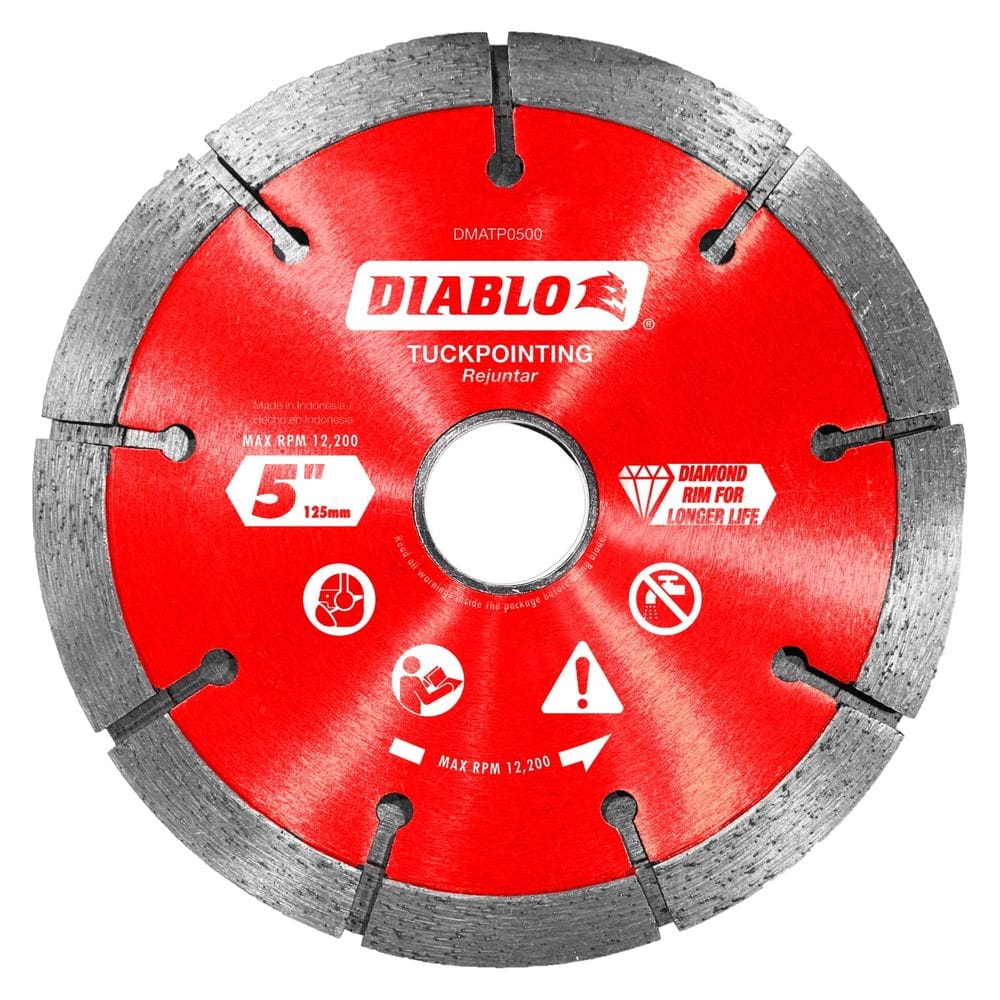 Lâmina de serra Diablo DMATP0500 5” Diamond Tuck Point