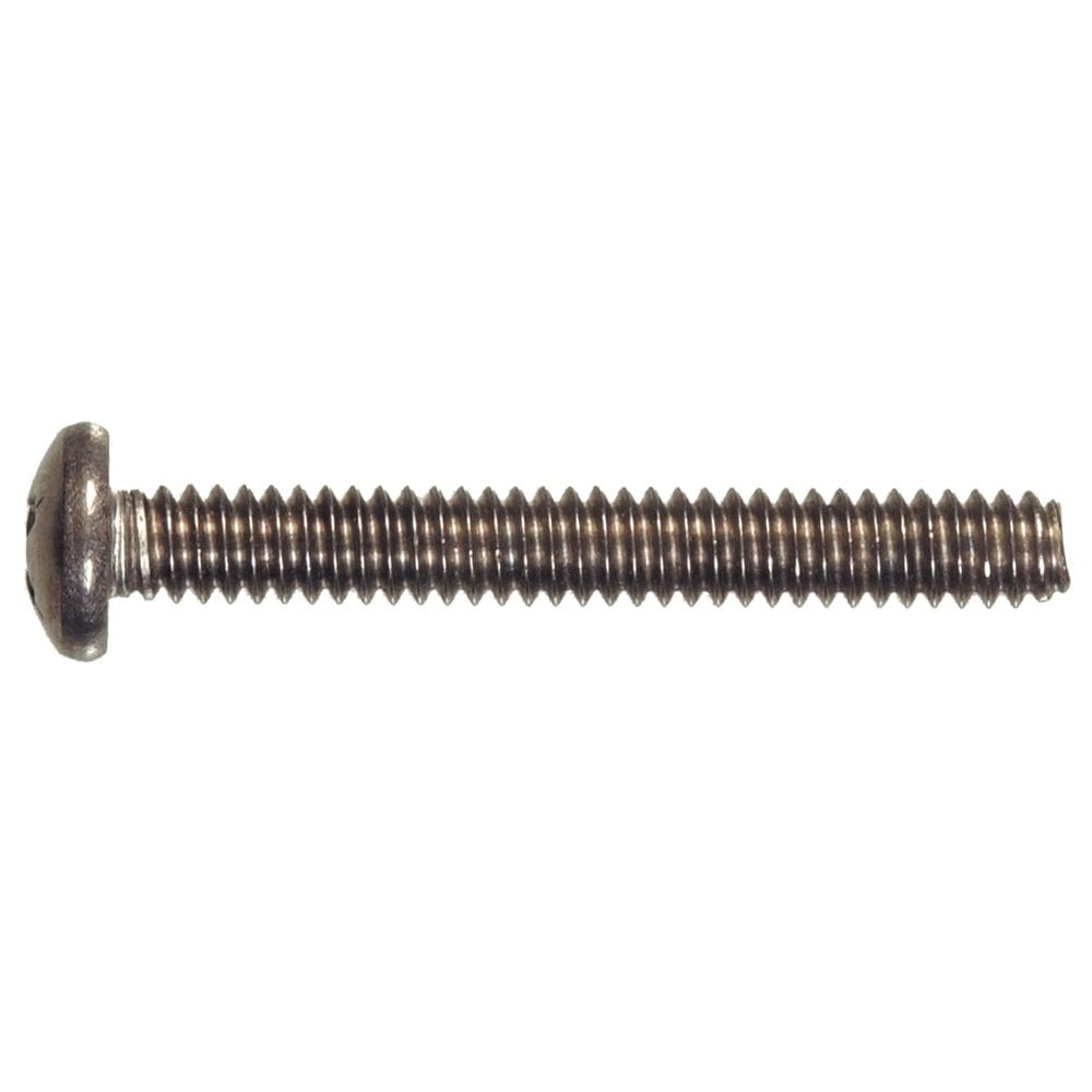 Cabeça de panela de aço inoxidável Screw Hillman de 1/4 x 6,5 cm, pacote com 50