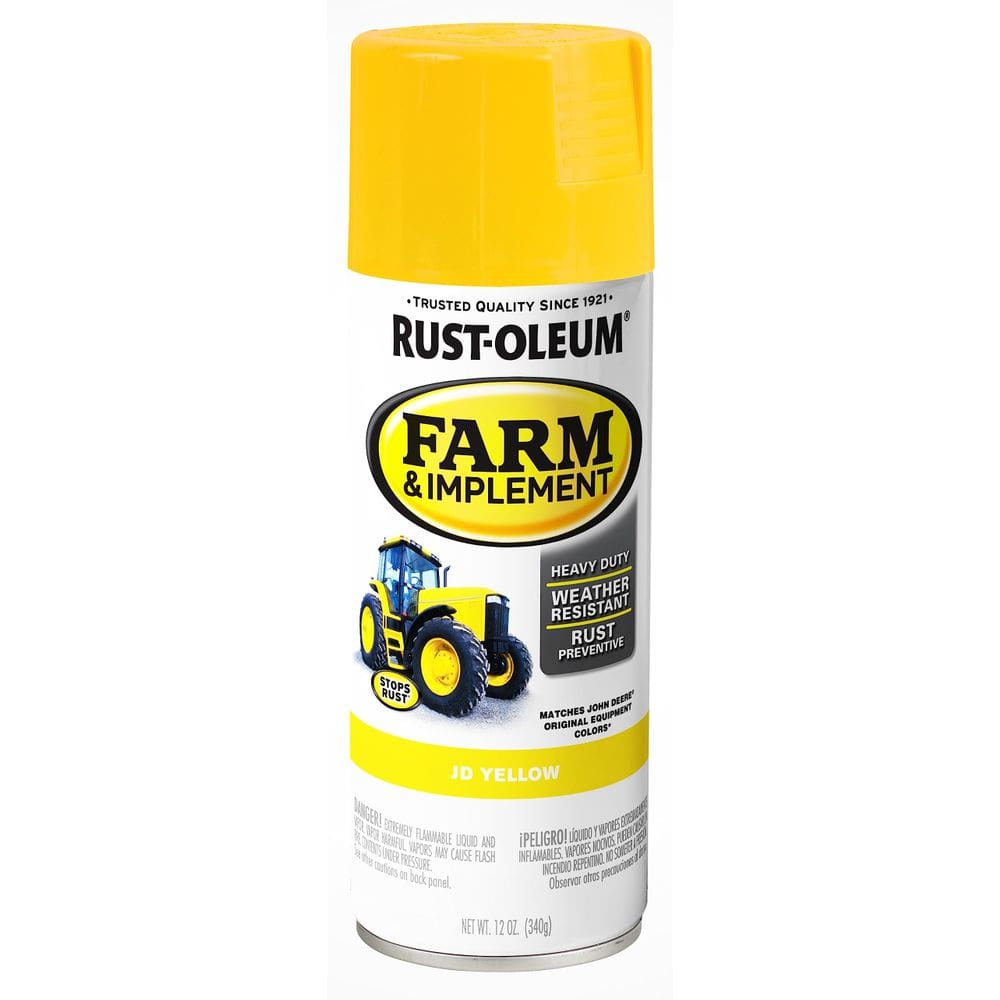 Tinta spray Rust-Oleum 280129 Farm & Implement JD Yellow 355ml