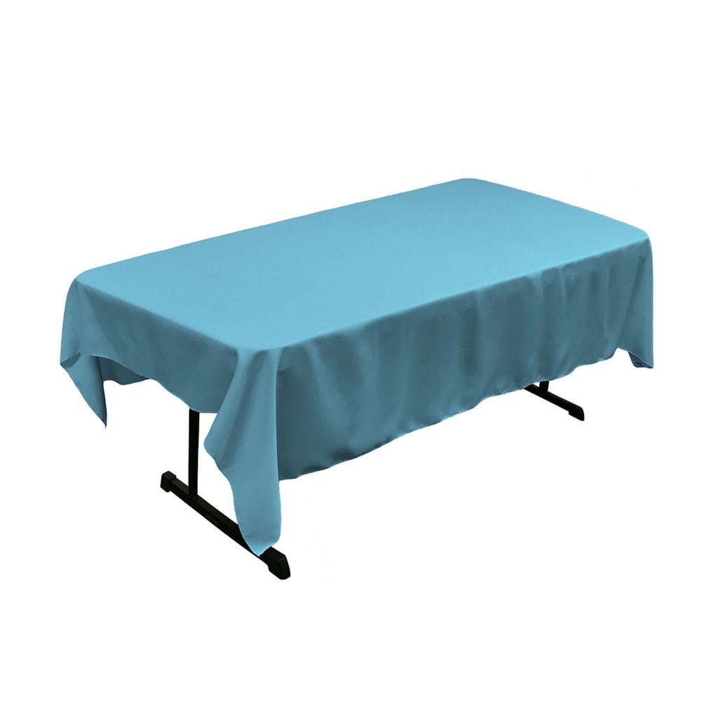 Toalha de mesa LA Linen Poliéster Poplin 150x210cm Turquesa Dar
