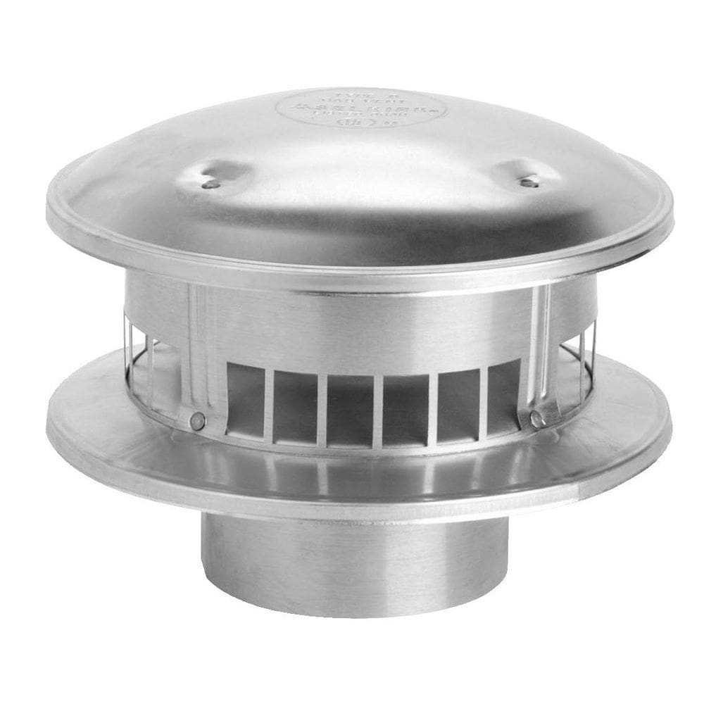 Blusa redonda à prova de pássaros Selkirk Metalbestos de 7,5 cm de 3 polegadas