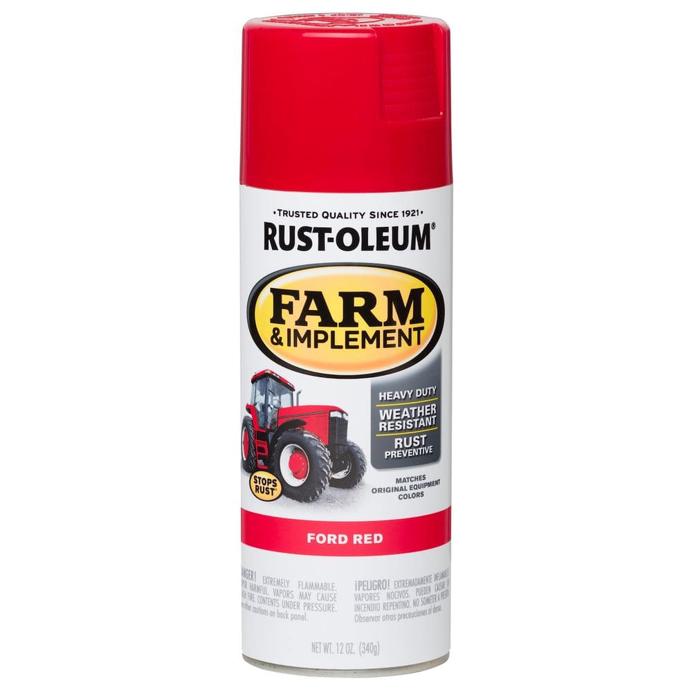 Tinta spray Rust-Oleum 280136 Farm & Implement Ford Red 355ml