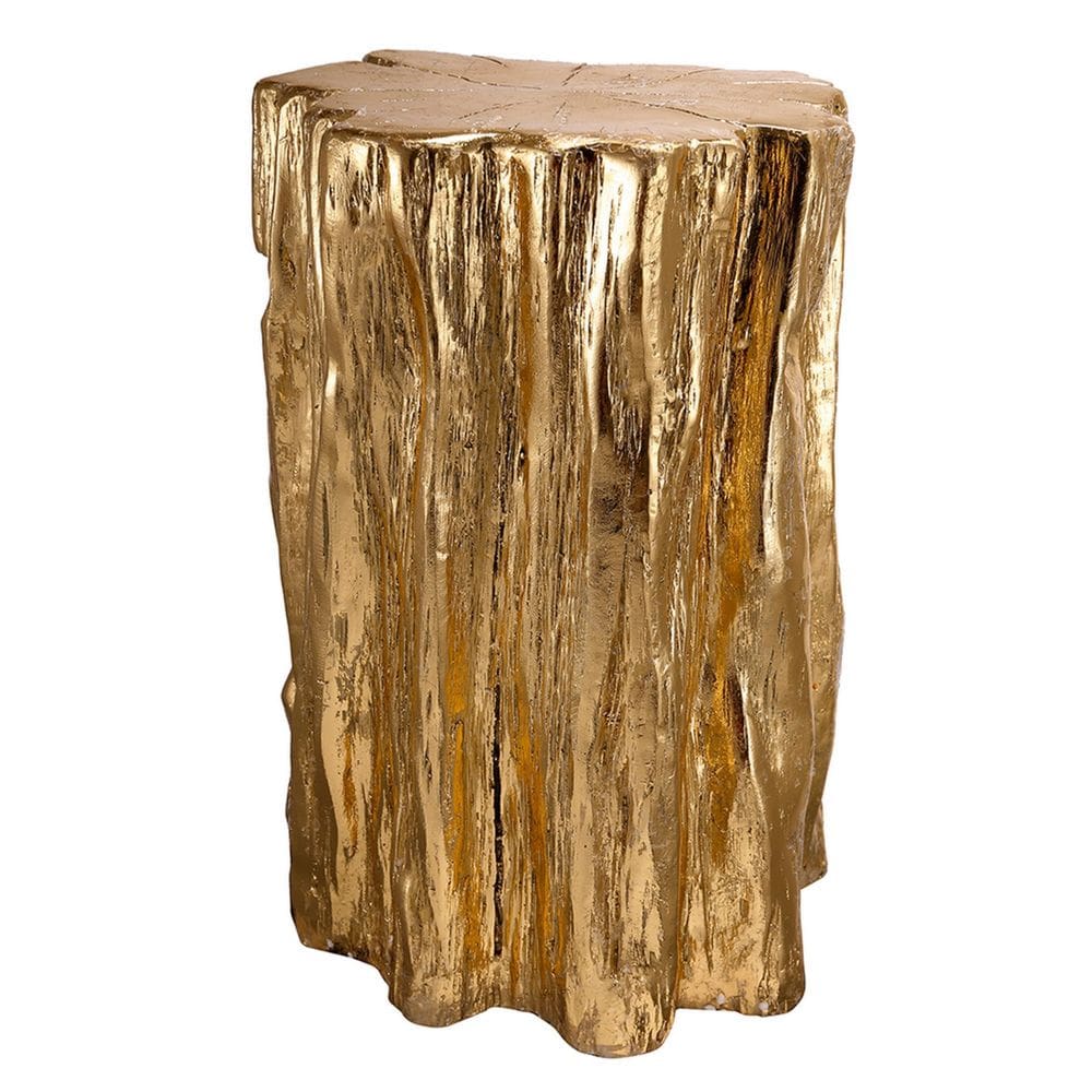 Banqueta de mesa Benzara Kiny de 51 cm Accent Magnesium Gold