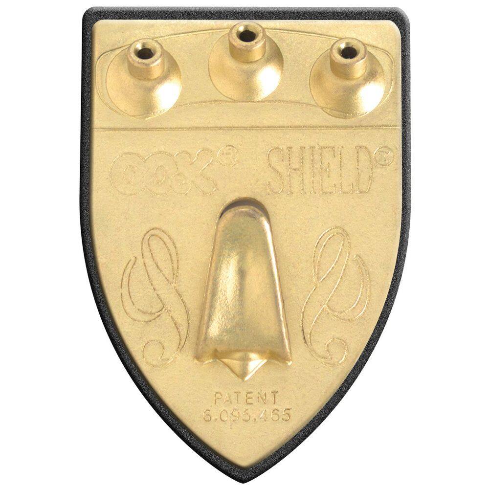 Cabides para fotos OOK 55006 Brass Shield Design 75 libras