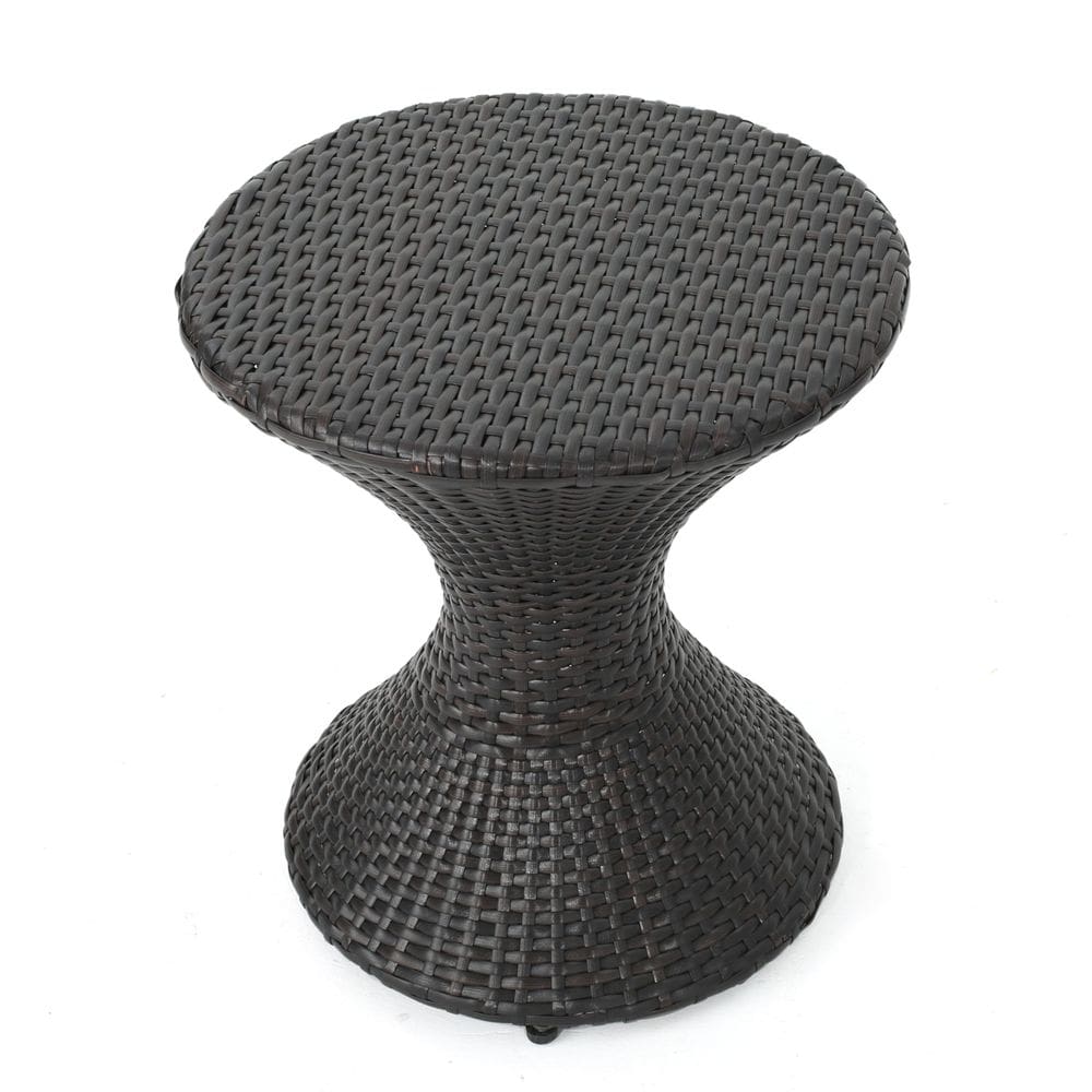 Mesa Benzara BM324212 41 cm Vime Ferro Marrom